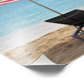 POSTER DEUX TRANSATS DE PLAGE (Coin)