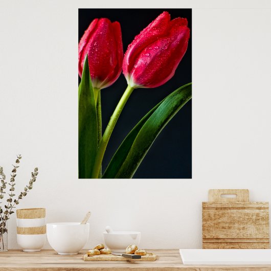 Poster Deux tulips (Cuisine)