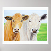 Poster Deux vaches pour Oklahoma 16 x 20 Imprimer (Devant)