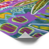 Poster Deux voiliers et chalet (Coin)