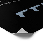 Poster Deuxième amendement (Coin)