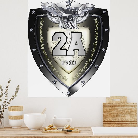 Poster Deuxième amendement (Cuisine)