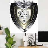 Poster Deuxième amendement (Bureau à domicile)