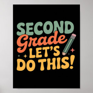 Poster Deuxième année, c'est parti pour la rentrée scolai