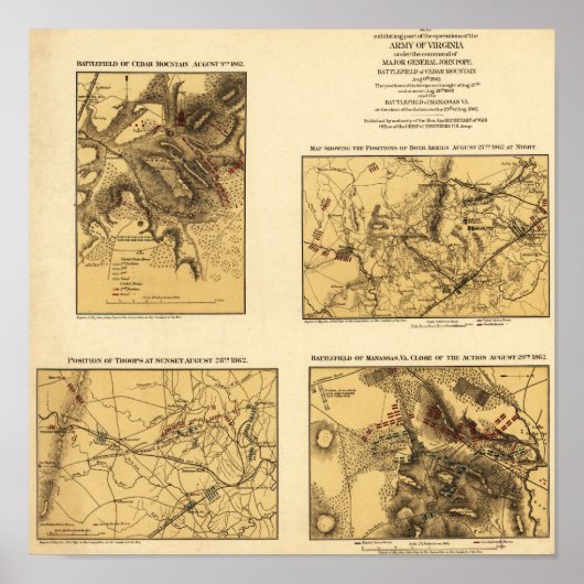 Poster Deuxième bataille de Bull Run 2 (Devant)