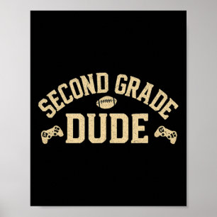 Poster Deuxième classe mec gamer Footll Ck Tenue Scolaire