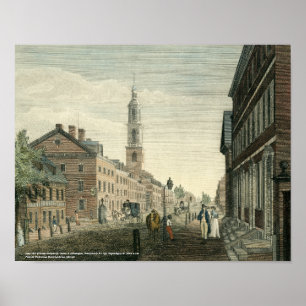 Poster Deuxième église presbytérienne, Philadelphie Impri