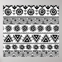 Deuxième ethnie tribale, motif sans coutures.