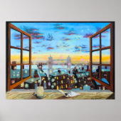 Poster Deuxième étoile à droite. L'art inspiré par Peter (Devant)