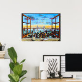 Poster Deuxième étoile à droite. L'art inspiré par Peter (Bureau à domicile)