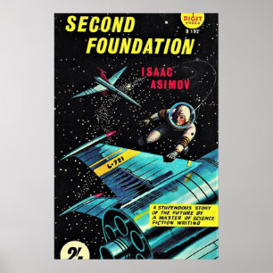 Poster Deuxième Fondation Isaac Asimov