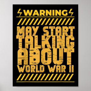 Poster Deuxième Guerre mondiale Histoire drôle Histoire d