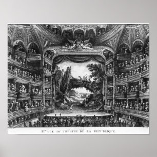 Poster Deuxième vue du théâtre de la République