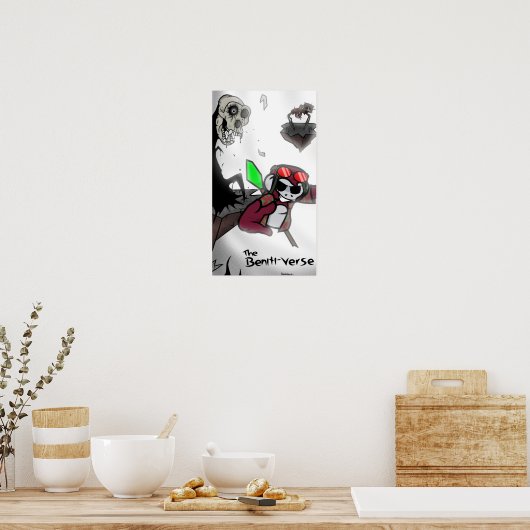 Poster d'évacuation de marron (Cuisine)