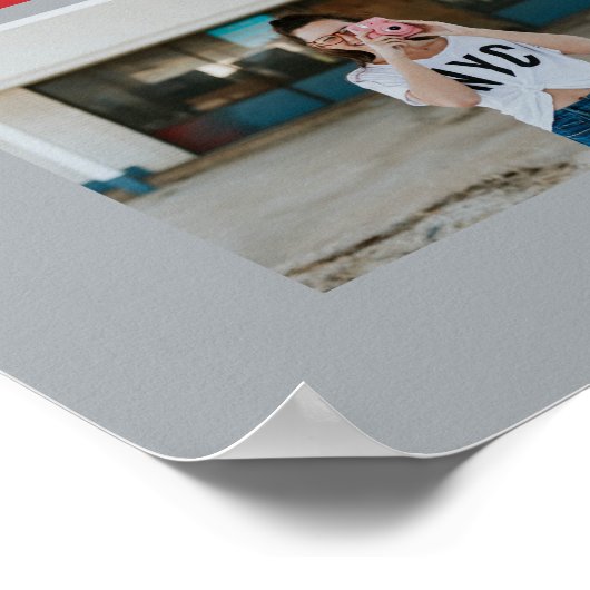 Poster d'évaluation photo Red & Silver 6 (Coin)