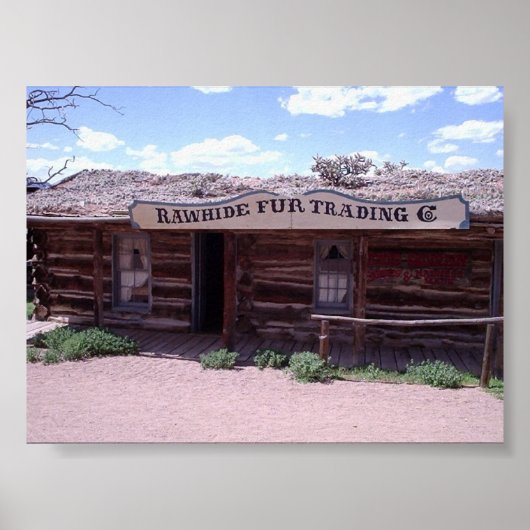 Poster devant du magasin western (Devant)