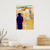 Poster Devant le mur shabbat shalom (Cuisine)