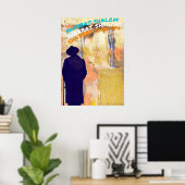 Poster Devant le mur shabbat shalom (Bureau à domicile)