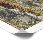 Poster Devant principal de Chiswick House, de R. Ackerma (Coin)