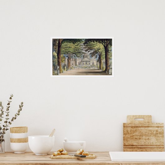 Poster Devant principal de Chiswick House, de R. Ackerma (Cuisine)