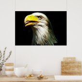 Poster d'éveil électrique de Bald Eagle (Cuisine)