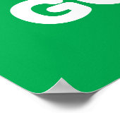 Poster Devenez écolo ~ Conduite de voitures électriques (Coin)