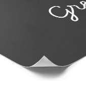 Poster Devenez écolo éco-feuille de la nature (Coin)