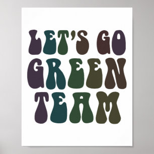 Poster Devenez écolo Team Retro War Game 60's Summer Cam