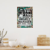 Poster Devenez Responsable De Projet - Drôle Annonce Vint (Cuisine)