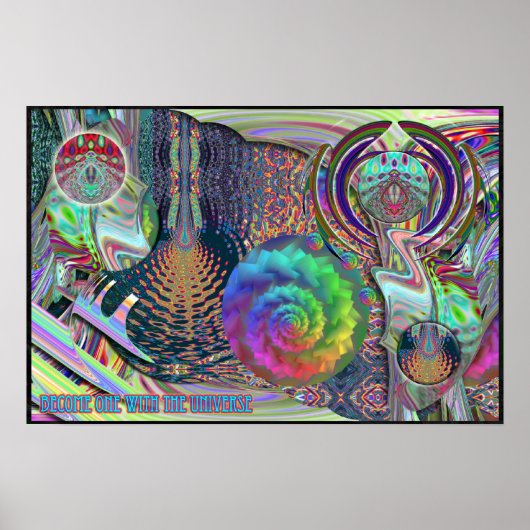 Poster Devenez un avec l'affiche Universe (Devant)