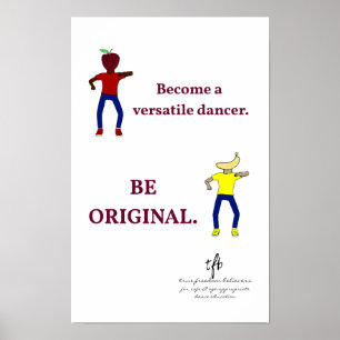 Poster Devenez une danseuse polyvalente blanche