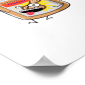 Poster Devenir fou, thème beurre de cacahuète (Coin)