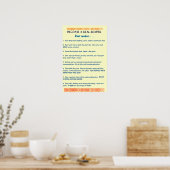 Poster devenir un vrai lecteur (Cuisine)