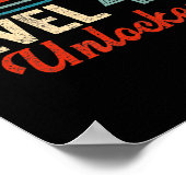 Poster Déverrouillé Niveau 40 Anniversaire de jeu vidéo g (Coin)