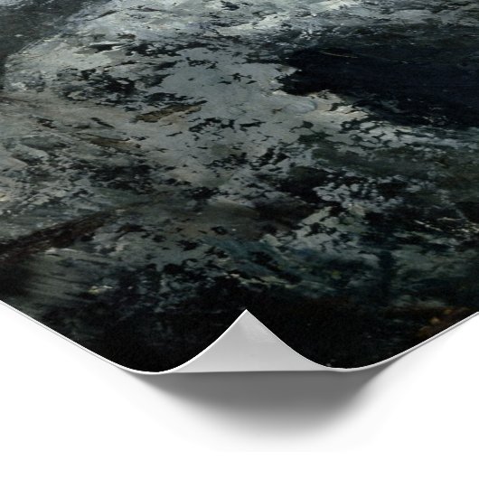 Poster Déverse à Etretat (Coin)