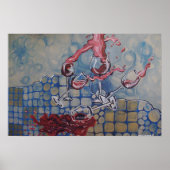 Poster Déversement de vin (Devant)