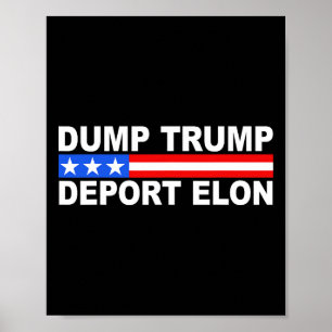 Poster Déverser Trump Déporter Elon 50501