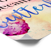 Poster Devient Un Citation De Papillon (Coin)