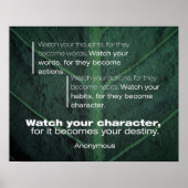 Poster Devient votre destinée (Devant)