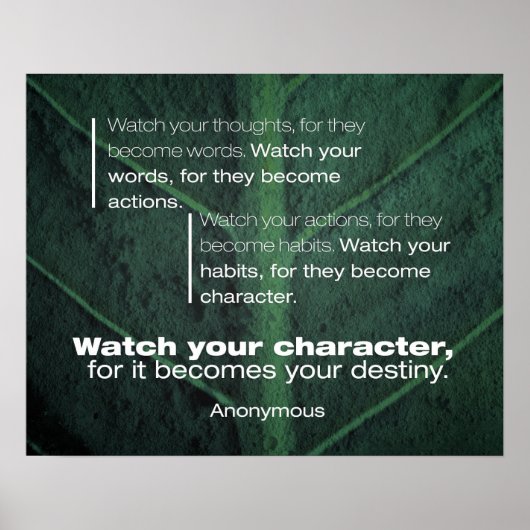 Poster Devient votre destinée (Devant)