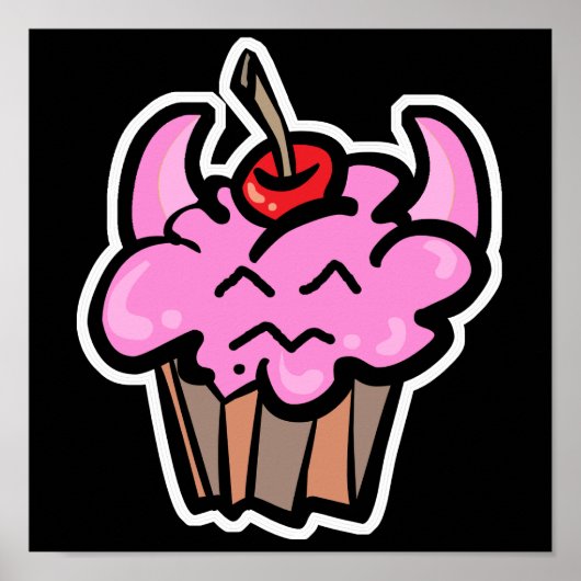 Poster Devil Food Cupcake (Devant)