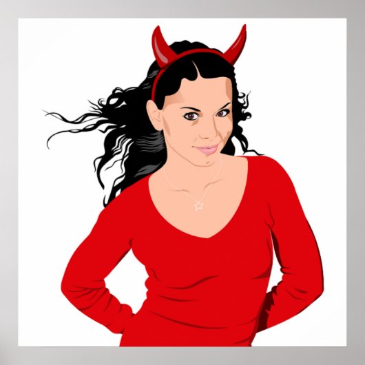 POSTER DEVIL GIRL (Devant)