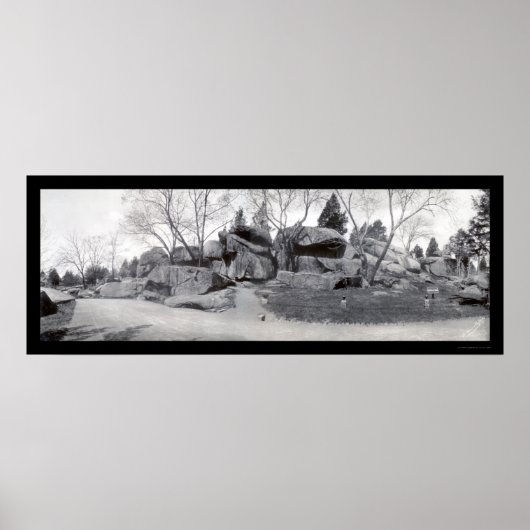 Poster Dévils de guerre civile Den Photo 1909 (Devant)