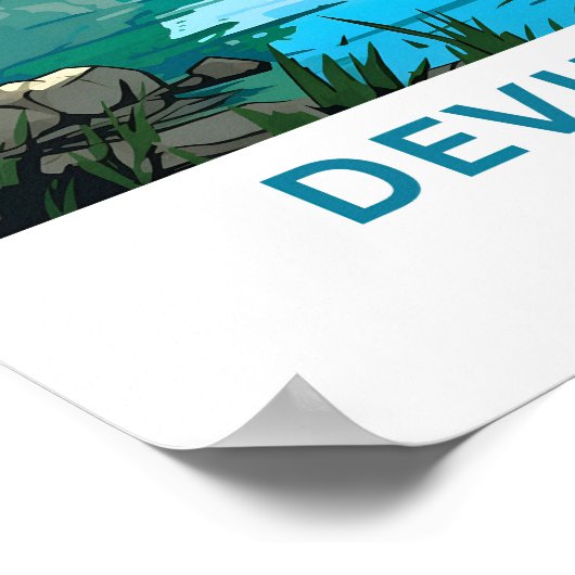 Poster Devils Den Arkansas (Coin)