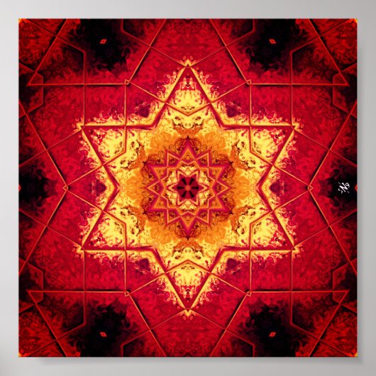 Poster Devil's floor - motif (Devant)