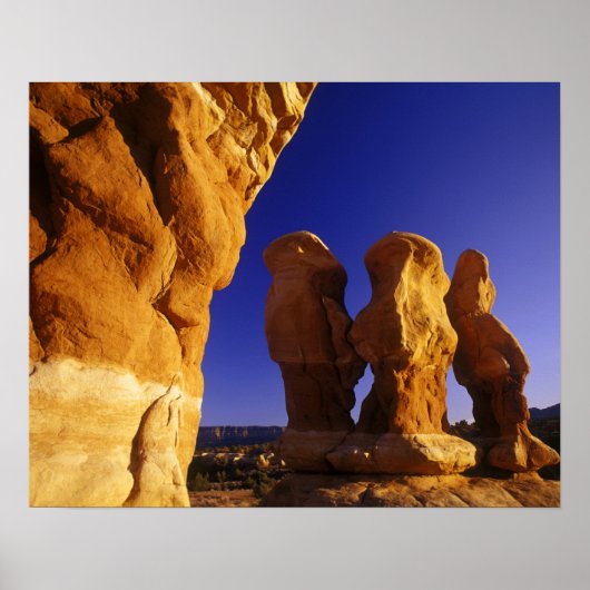 Poster Devils Garden in the Grand Staircase Escalante (Devant)