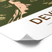 Poster Devil's Lake State Park Porte du Wisconsin Devils (Coin)