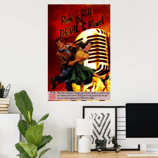 Poster Devils Music (Bureau à domicile)