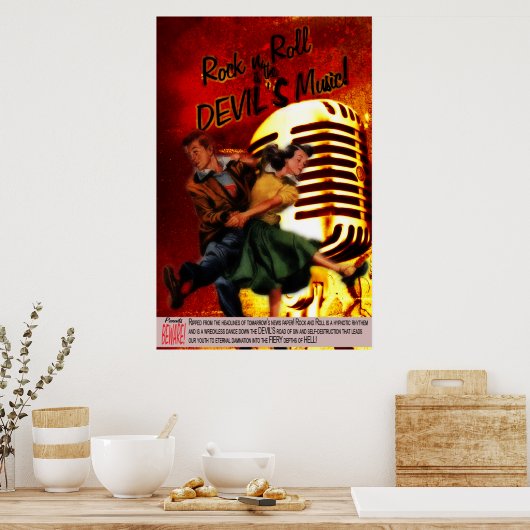 Poster Devils Music (Cuisine)
