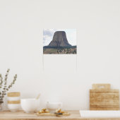 Poster Devil's Tower, Devil's Tower National Monument, WY (Cuisine)